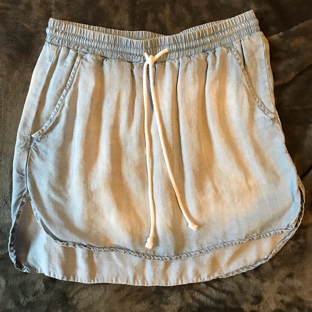 Cloth & stone denim skirt